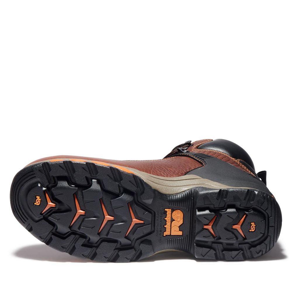 Bocanci De Muncă Timberland Barbati Maro/Negrii - Pro® Hypercharge 6\" Comp Toe - Romania - GQFJBN819